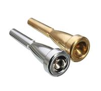 Toyvian Bocchino Per Tromba Placcato Strumento Musicale Professionale Per Principianti e Musicisti Esperti Design Resistente e Stile Elegante Per Sviluppo Embouchure e Performance Musicali