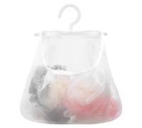 Toyvian Borsa Appesa in Rete con Gancio Resistente Sacchetto Multiuso per Cucina Bagno e Casa Organizer per Mollette e Piccoli Oggetti