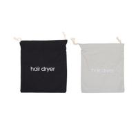 Toyvian Borsa Coulisse per Phon Asciugacapelli, 2 Pezzi, Sacchetto Porta Asciugacapelli Multiuso per Casa e Hotel