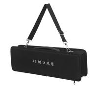 Toyvian Borsa Porta Melodica 32 Tasti in Tela Resistente Antigraffio con Manico, Custodia Leggera e Versatile per Trasporto e Lezioni Musicali in Movimento