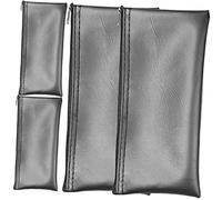 Toyvian Borsa Porta Microfono in Pu Cerniera Set Da 4 Pezzi, Custodia Protettiva Portatile Anti Polvere Per Microfono e Accessori, Per Trasporto e Organizzazione in Ambito Karaoke e Performance