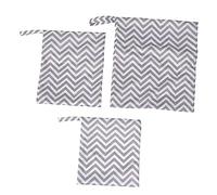 Toyvian Borsa Portapannolini, Set 3 Pezzi, Manico, Lavabile | Tre Misure Diverse, Tessuto e Tpu, Appendibile a Maniglia o Sedile Auto, Riutilizzabile per Uso Quotidiano