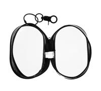 Toyvian Borsa Trasparente Portaoggetti in Pvc Custodia Portatile per Gioielli Cavi di Ricarica Organizer da Viaggio Sport e Uso Quotidiano