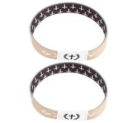 Toyvian Braccialetti Religiosi Scritture Cristiane Elastici Set da 2 Braccialetti Biblici Unisex Versetti Motivazionali per Eventi Spirituali Celebrazioni in Chiesa e Uso Quotidiano