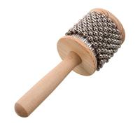 Toyvian Cabasa in Legno Portatile Strumento per Ragazzo Ragazza Piccolo Percussioni Cabasa Strumento Fruscio Manico Comodo e Bordi Arrotondati Realizzato in Materiali Sicuri