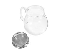 Toyvian Caffettiera Manuale in Vetro con Filtro Acciaio Inossidabile per Uso Domestico Pratica e Facile da Pulire per Amanti del Caffè