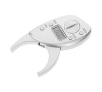 Toyvian Calibro per Grasso Corporeo Digitale Display LCD Strumento di Misurazione del Grasso Portatile e Preciso Argento per Uso Personale