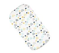 Toyvian Cambia il rivestimento del tavolo da lavaggio mutevole Mat copriletto lettino Copertura per culla copriletto culla neonato copri fasciatoio neonato poliestere bianca