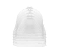 Toyvian Campana di Plastica per Piante 10x10 Cm, Copertura Vegetale Trasparente Antigelo, Cupola di umidità Presa D’Aria Regolabile, Confezione da 5 Pezzi per Giardinaggio e Avviamento