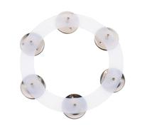 Toyvian Campanaccio Batteria in Rame Resistente Argento Cymbal Bell Compatto per Batteria Accessorio Stabile e Pratico con Suono Nitido Confezione con Borsa Idea Regalo per Batteristi