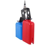 Toyvian Campanaccio Doppio Percussione Accessorio Batteria Ergonomico per Ragazzi e Ragazze Strumento Musicale Resistente con Suono Pieno e Limpido per Apprendimento Musicale