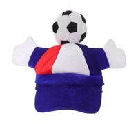 Toyvian Cappello da Calcio con Design a Pallone e Mano che Applaude, Cappello Pieghevole Portatile per Appassionati, per Eventi Mondiali e Giornate di Gioco