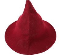 Toyvian Cappello da Strega in Lana Delicato e Lavabile per Feste di Halloween e Travestimenti Design Classico e Creativo Punta a Cono Grande