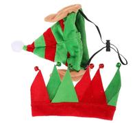 Toyvian Cappello e Collare Natalizio per Animali Domestici Costume Invernale per e Altri Animali Design e Confortevole Decorazione Festiva per Feste Natale