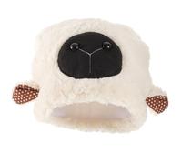 Toyvian Cappello Plush Orecchie Pecora Soffice e Accogliente per Cosplay e Performance Cappellino Beanie con Orecchie di Animale Adatto per Halloween Carnevale e Feste Invernali