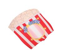 Toyvian Cappello Secchiello per Popcorn Costume Divertente in Poliestere e Cotone Pp per Carnevale e Feste, Accessorio Facile da Indossare per Adulti