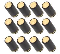 Toyvian Capsule Termoretraibili per Bottiglie di Vino in PVC Set da 100 Pezzi Manicotti di Tenuta Neri 30Mm Coperture Sigillanti per Uso Domestico Ristoranti e Bar