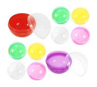 Toyvian Capsule Vuote Riempibili Da 28mm Per Distributore Di Gomme Da Masticare, Contenitori Di Plastica Colorati Multifunzione Per Festa e Esposizione, Set Da 50 Pezzi Per Negozi e Eventi