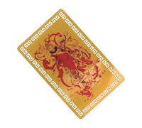 Toyvian Card Amuleto Feng Shui Taisui in Alluminio Magnesio Decorazione Prosperità e Fortuna del Stabile e Dettagliata