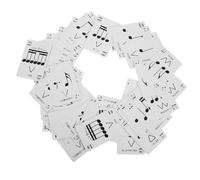 Toyvian Carte Didattiche Musicali Poker Ritmico per Studenti e Educatori, Set Compatto in Carta Resistente per Esercizi di Ritmo e Teoria Musicale, Gioco Educativo Portatile per Apprendimento Musicale