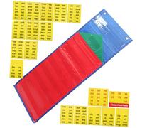 Toyvian Carte Didattiche Ortografia Inglese Alfabetico Cognitivo e Parole Materiale Liscia Sicuro per Mani Piccole Stimola Coordinazione e