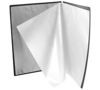 Toyvian Cartella Musicale Porta Spartiti A4 Trasparente Multipagina 40 Fogli Flip per Esecuzioni Band e Conservazione Documenti