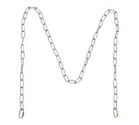 Toyvian Catena in Metallo con Elementi Cristallo Acqua Rimovibili | Supporto Affidabile per Lampade a Sospensione, Design Moderno e Finitura Resistente Facile da Pulire