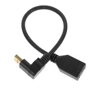 Toyvian Cavo Displayport Estensibile Gradi Adattatore Maschio Femmina Per Monitor Prolunga Pratica Per Configurazioni Di Schermo Efficiente e Chiara