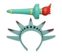 Toyvian Cerchietto Statua della Libertà in Pu per Halloween e Feste Patriottiche, Design Unico e Stile Distintivo, Adatto per Qualsiasi Festa o Evento