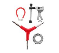 Toyvian Chiavi Tiraraggi Cromomolibdeno per Bici Strumenti Resistenti per Manutenzione Ruote e Accessori Bike per Professionale e