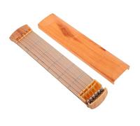 Toyvian Chitarra Tascabile Per Allenamento Corde Tastiera Strumento Portatile Per Esercitarsi La Chitarra Allenatore Di Accordi Per Principianti Design in Legno Venature