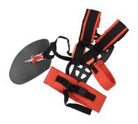 Toyvian Cinghia per Decespugliatore a Doppia Spalla Imbottitura, Regolabile a Forma di W, Cinghia per Tagliaerba e Potatore, Accessorio per Utensili da Giardino, Comoda per Lavoro