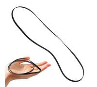 Toyvian Cintura Caratteristica Stabile e Resistente in Gomma Nera Accessorio per Piattaforma Girevole di 49cm per Giradischi e Registratore a Bobine