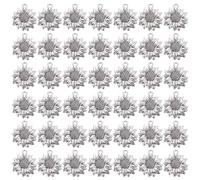 Toyvian Ciondoli a Forma di Girasole in Lega Antica 20X22Mm 100 Pezzi Accessori per Gioielli Braccialetti e Portachiavi Leggeri e Creativi per Lavori Artigianali e Regali