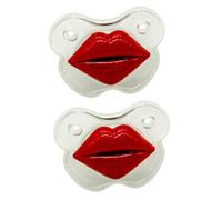 Toyvian Ciuccio 2 Pz ciucci bel bambino giocattoli per bambini bottiglie mam mamma giocattolo succhietto per bambini accessori per l'allattamento cura pacificatore neonato Ciuccio Amore