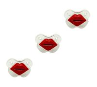 Toyvian Ciuccio Infantile 3 Pz giocattolo ciucci natalizi ciuccio amore mamma giocattoli ciuccio in silicone succhietto per bambini placare Accessori pacificatore neonato Bottiglie Mam