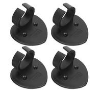 Toyvian Clip in ABS per Microfono a Forma di Cuore 4 Pezzi Adesivo Leggero e Resistente Supporto Fermo per Microfono Wireless per Uso Professionale