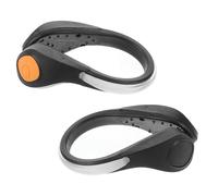 Toyvian Clip LED per Scarpe da Corsa Notturna 2 Pezzi, PVC | Luce Cangiante, Leggero, Resistente al Sudore, per Corridori e Camminatori All'aperto