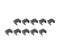 Toyvian Clip per Mobili da Esterno 10 Pezzi in Plastica Nera per Divani e Poltrone da Giardino, Facile da Installare e Antiscivolo per Salottini Outdoor