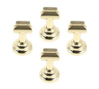 Toyvian Clip Segnaposto Dorate 4 Pezzi, Porta Numeri da Tavolo in Metallo Supporto per Menù e Fermacarte per Addio al Nubilato e Shower