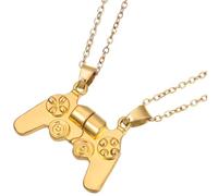 Toyvian Collana per Coppie in Lega Design Controller di Gioco Lunghezza Regolabile Collana Abbinata per Fidanzato e Fidanzata Regalo per Relazione e Amicizia