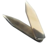 Toyvian Coltello per Lucidatura Gioielli in Agata 2 Pezzi 7 CM per Manutenzione Oro Argento Anelli e Bracciali Uso Professionale Stile Casuale