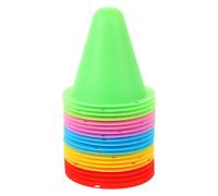 Toyvian Coni di Allenamento Morbidi per Pattinaggio a Rotelle 20 Pezzi Coni Sportivi in Plastica Colorati per Percorsi a Ostacoli Stradali Leggeri per Pratica e Sviluppo Abilità