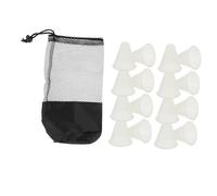 Toyvian Coni Luminosi Antivento per Pattinaggio Marker per Allenamento Esterno in PE Flessibile Leggeri e Resistenti con Borsa per Trasporto