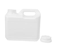 Toyvian Contenitore di Plastica Hdpe con Coperchio Ermetico da 2,5l e Resistente Agli Urti, Contenitore per Liquidi e Olio Adatto a Uso Domestico e Laboratorio