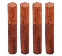 Toyvian Contenitore per Incenso in Palissandro 4 Pezzi con Coperchio Tubo Porta Bastoncini di Incenso al Sandalo Portatile per Conservazione e Profumazione Casa e Viaggio