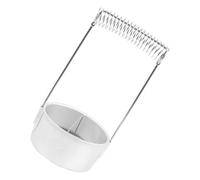 Toyvian Contenitore per Pulizia Pennelli in Acciaio Inox 1 Pezzo Secchio Lavaggio Pennelli Acrilici e Acquerelli Portapennelli Sospeso per Uso Artistico Domestico e Scolastico