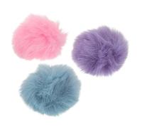 Toyvian Copertura Antirumore e Compatibile 3 Pezzi per Microfoni 0,5-1,2 Cm Riduttore di Rumore Vento Leggero per Microfono Lavalier Peluche Soffice per Registrazioni Professionali