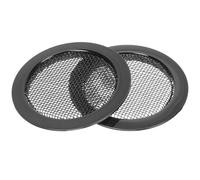 Toyvian Coperture per Foro Sonoro della Chitarra Dobro, Schermo per Resonatore in Metallo, Accessorio per Ridurre Feedback, 2 Pezzi