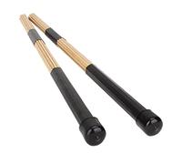 Toyvian Coppia di Spazzole per Batteria Jazz in Bambù 40cm 19 Bastoncini Leggeri per Musica Folk e Performance Acustiche